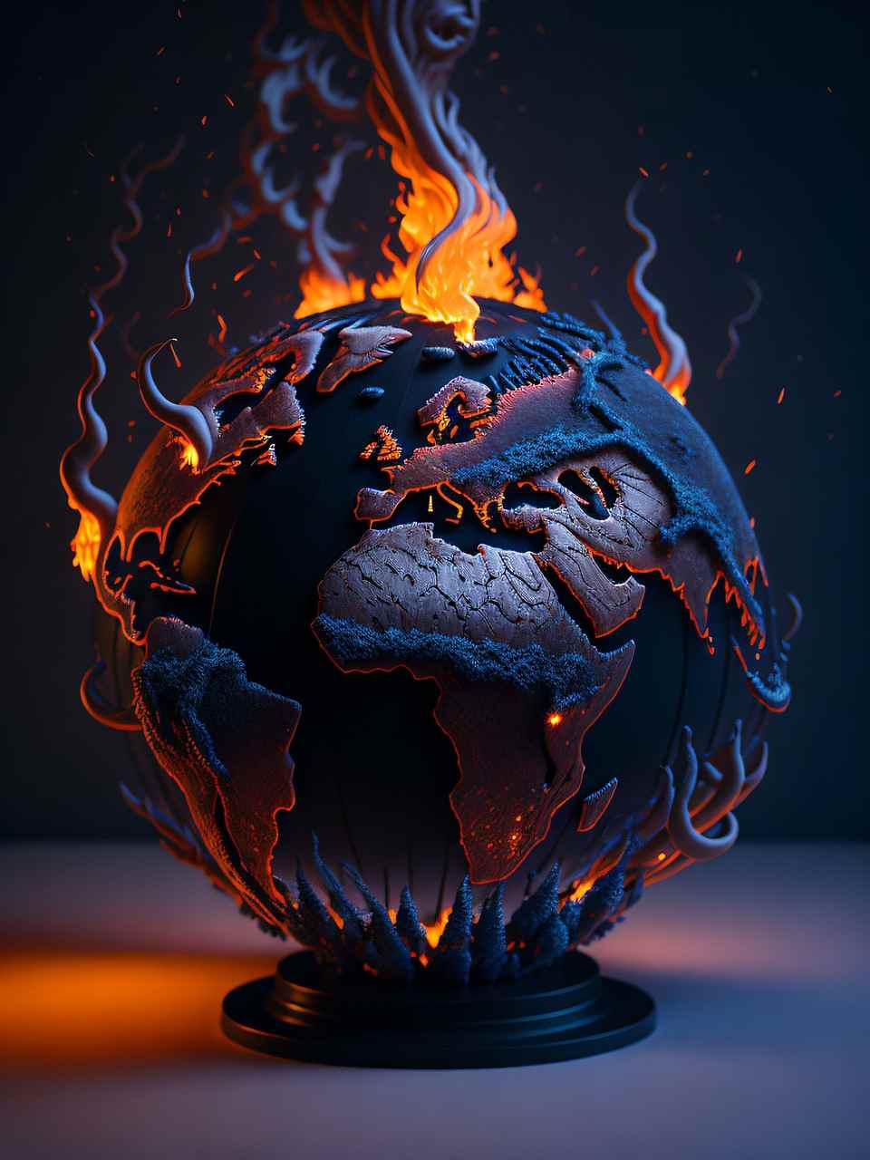 Earth flame